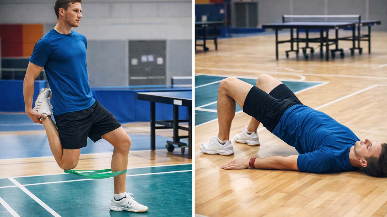 Warmup and Cooldown Exercises you should do for Table Tennis