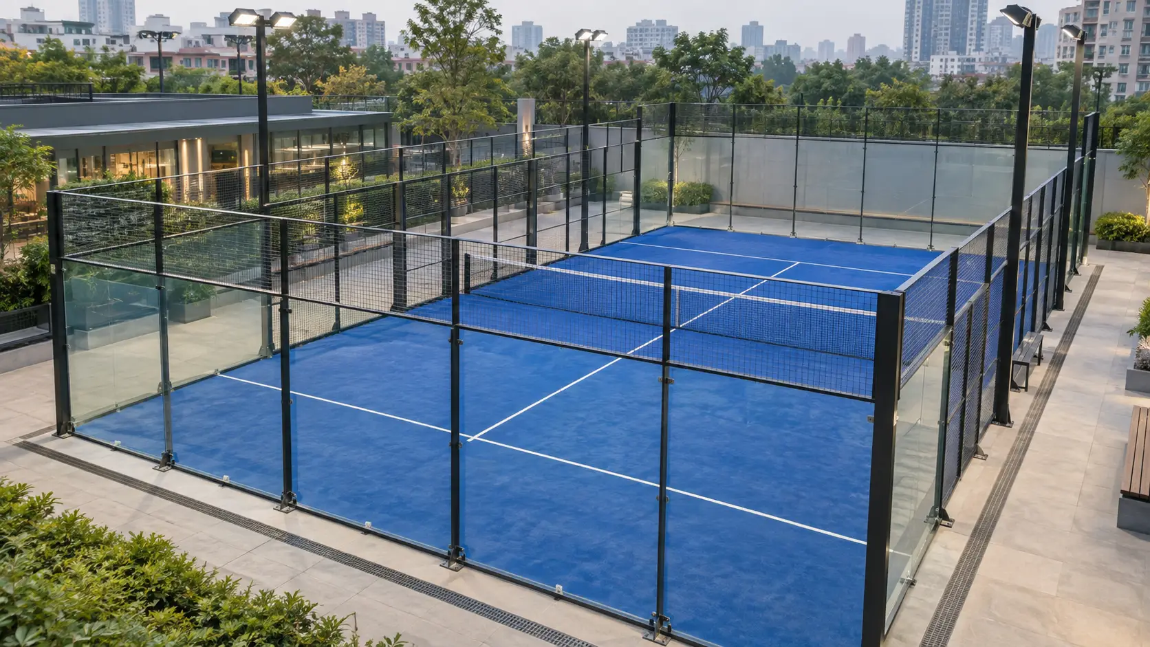 Padel Court Dimensions Explained: Size, Net Height, Glass Walls and Playing Zones