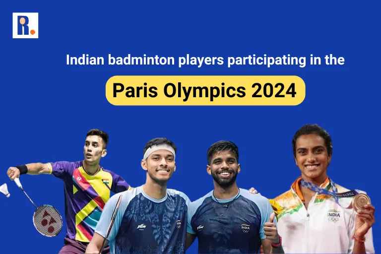 Indian badminton players participating in the 2024 Olympics in Paris