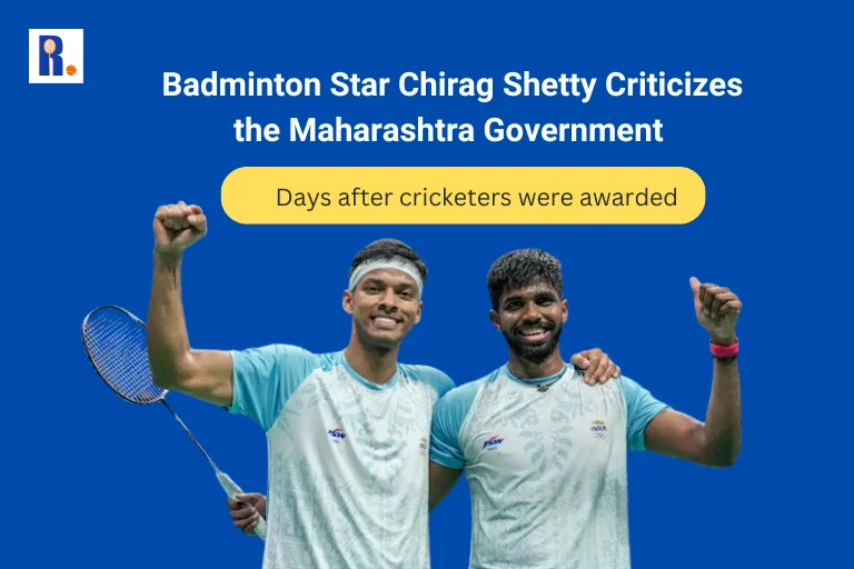 Days after cricketers were awarded, badminton star Chirag criticizes the Maharashtra government