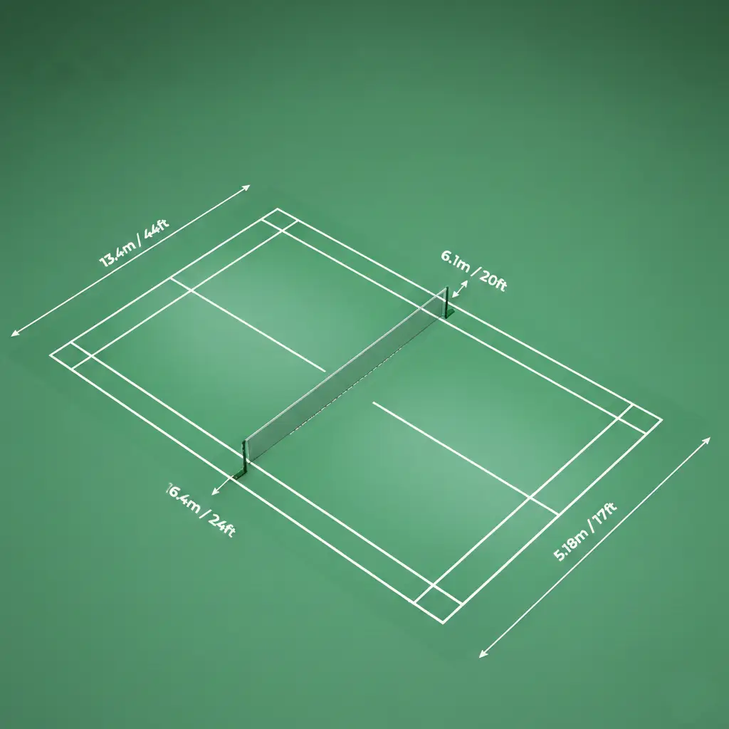 Understanding Badminton Court Dimensions and Lines