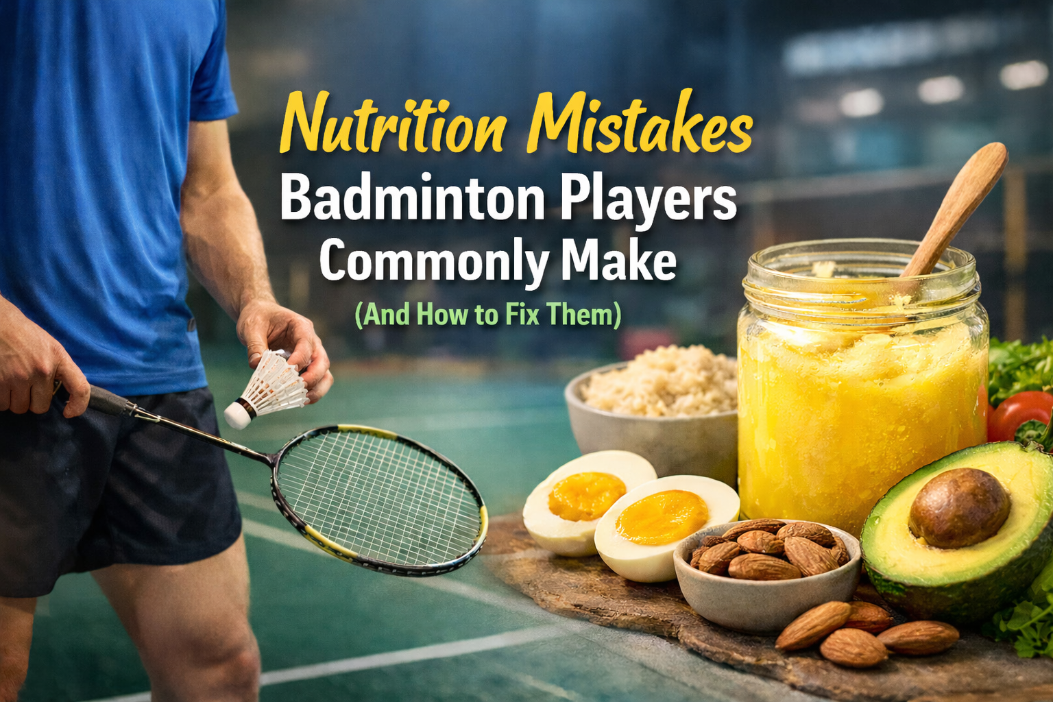 Nutrition Mistakes Badminton Players Commonly Make (And How to Fix Them)